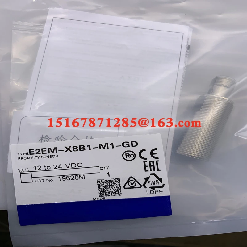 ใหม่เซ็นเซอร์สวิทช์ความใกล้ชิดE2EM-X8B1-M1-GD E2EM-X8C1-M1-GD