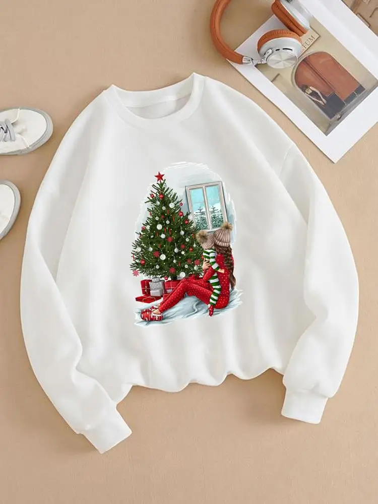 

Mom Mama Mother Love 90s Holiday Casual Print Female New Year Graphic Sweatshirts Fashion Women Clothing Christmas Pullovers