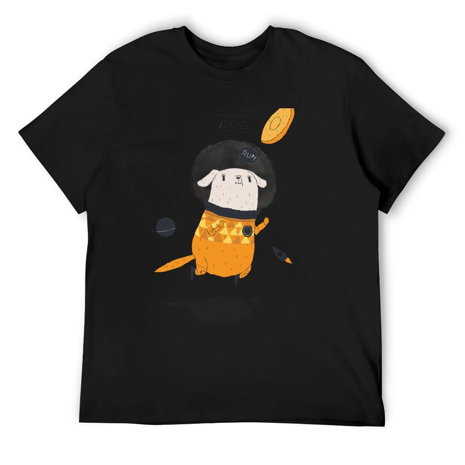 

space dog T-Shirt heavyweights oversize t-shirts man Luxury man men t shirts high quality
