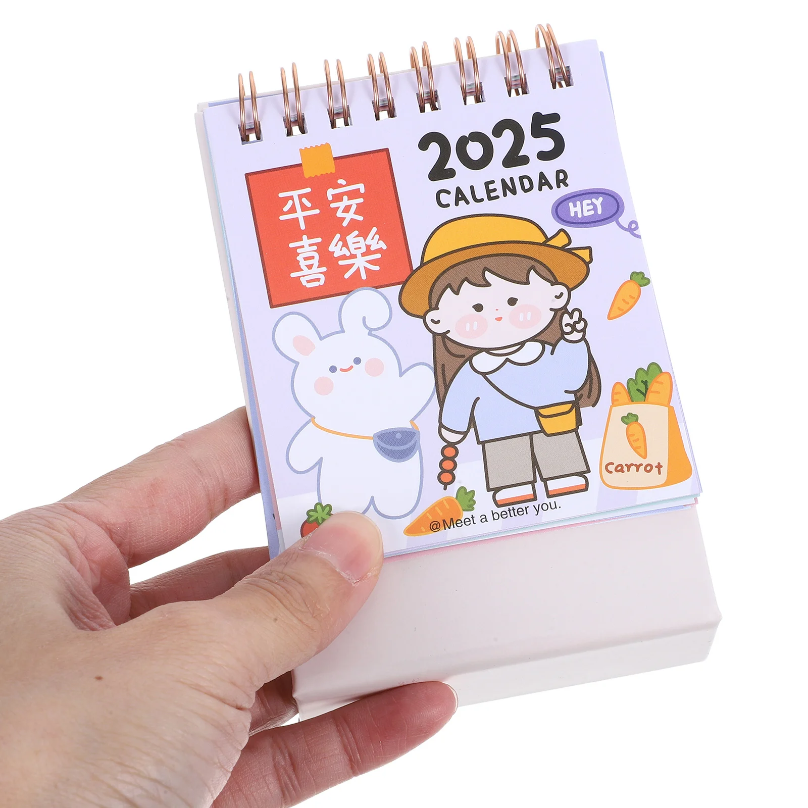 2025 Desk Calendar Office Aesthetic Notebook Calender Paper for Classroom Planner