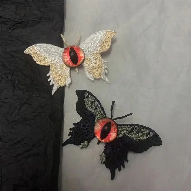 Schmetterling Stickerei Augen Haarnadel Clip Gothic Handwerk Dekoration Halloween Geschenk Spice Lolita Harajuku Jk Horror Punk