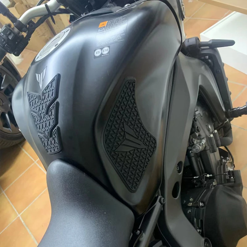 Nieuwe 2022 2023 Voor Yamaha Mt07 MT-07 Mt 07 Motoraccessoires Antislip Zijde Brandstoftankstickers Waterdichte Pad Rubberen Sticker