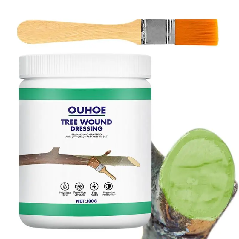 Tree Wound Sealer Plant Tree Wound Healing Sealant Plant Grafting Pruning Sealer Bonsai Cut Wound Paste Smear Tree Repair