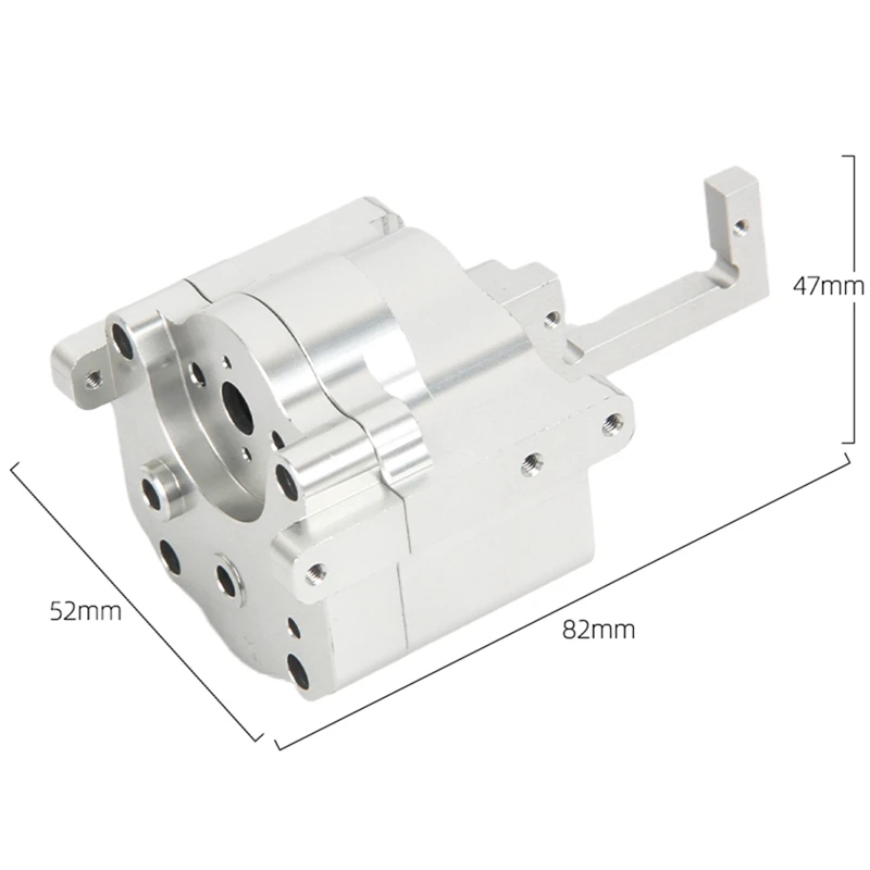 Metallo 2 velocità cassa del cambio alloggiamento Shell velocità per WPL C14 C24 B14 B36 MN D90 MN-90 MN99S Q65 RC parti di aggiornamento per auto