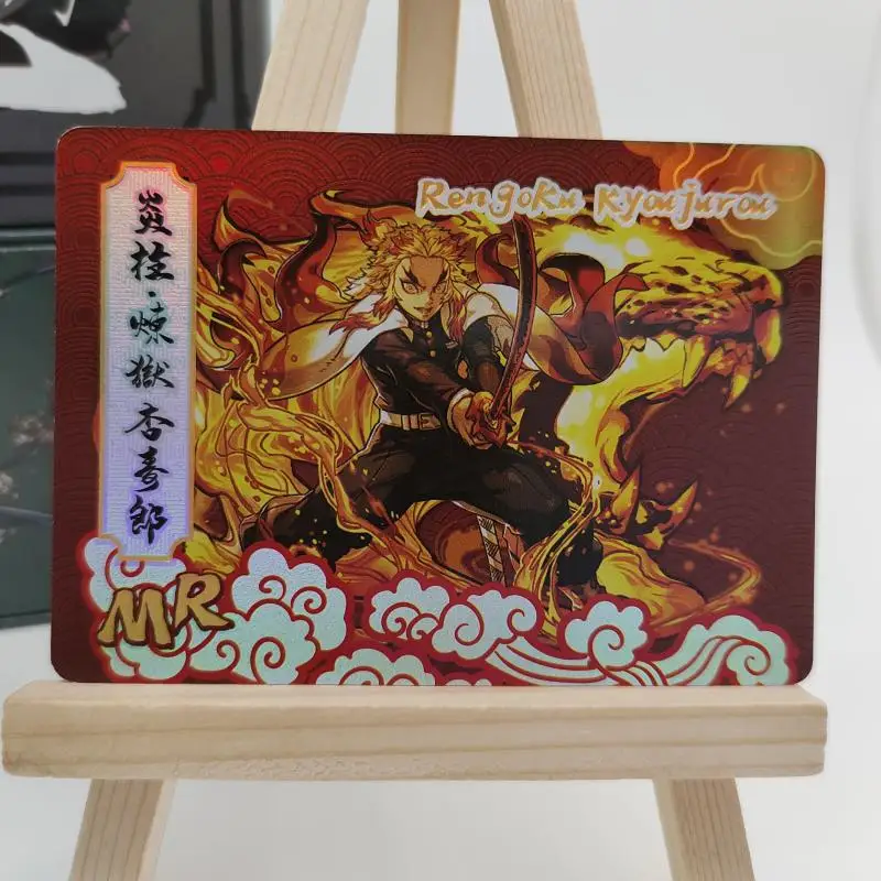 Anime Demon Slayer Tomioka Giyuu Rengoku Kyoujurou Tamayo Enmu Tsuyuri Kanao collection card Children's toys Board game card