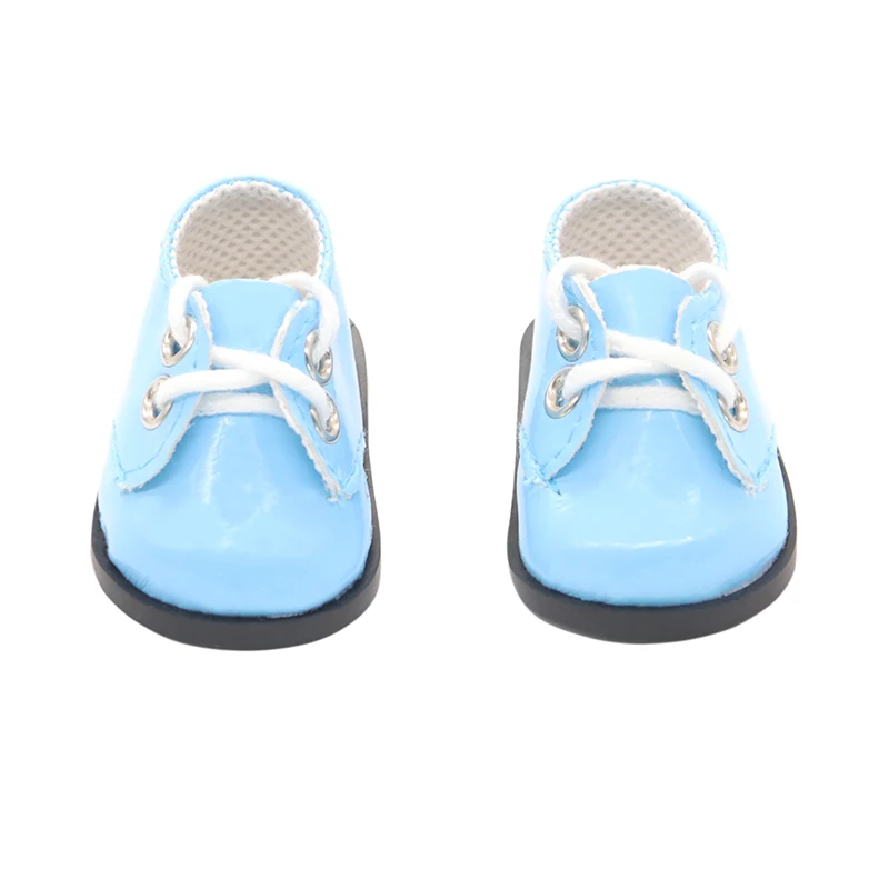 5.5 أحذية دمية PU Bowknot أحذية لطيفة لدمى فتاة أمريكية وOG مقاس 14 بوصة حذاء لامع لدمية القطن نانسي ليزا باولا رينا 30-35