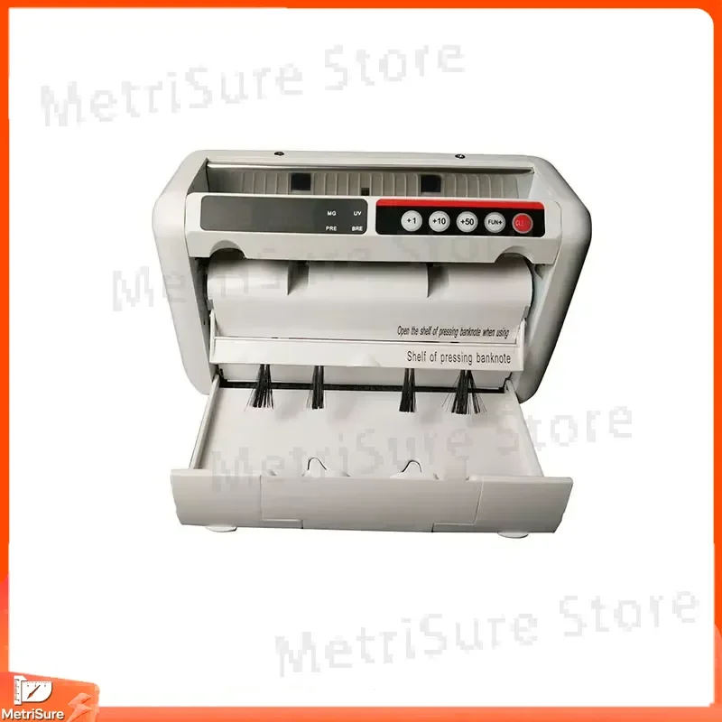Portable Money Counter with Rechargeable Battery UV MG Detection Mini Currency Bill Counting for Cash Sorting and