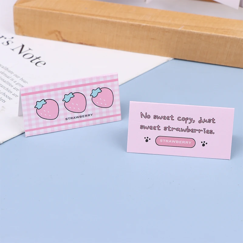 10PCS Cute Paper Card Head Cartoon Card Protective Packaging Packaging Gift Decor Photo Cardboard Back DIY