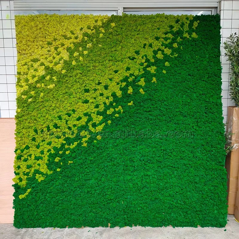 

Artificial moss wall panel decoration moss background realistic preservation moss high imitation green plants interior decoratio