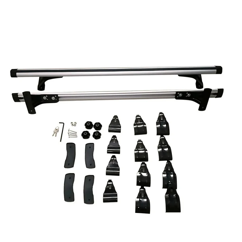 High Quality TIROL 100KGS Aluminum Bar ABS Lage Crossbar SUV Mount Roof Rack Premium Car Accessories