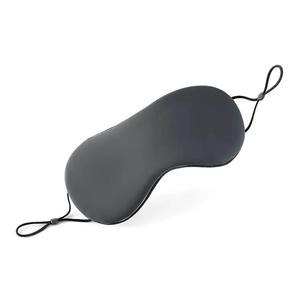 Warm Cool Dual Use Ice Silk Eye Mask Korean Style Adjustable Breathable Light Blocking Travel Sleep Comfort Mask