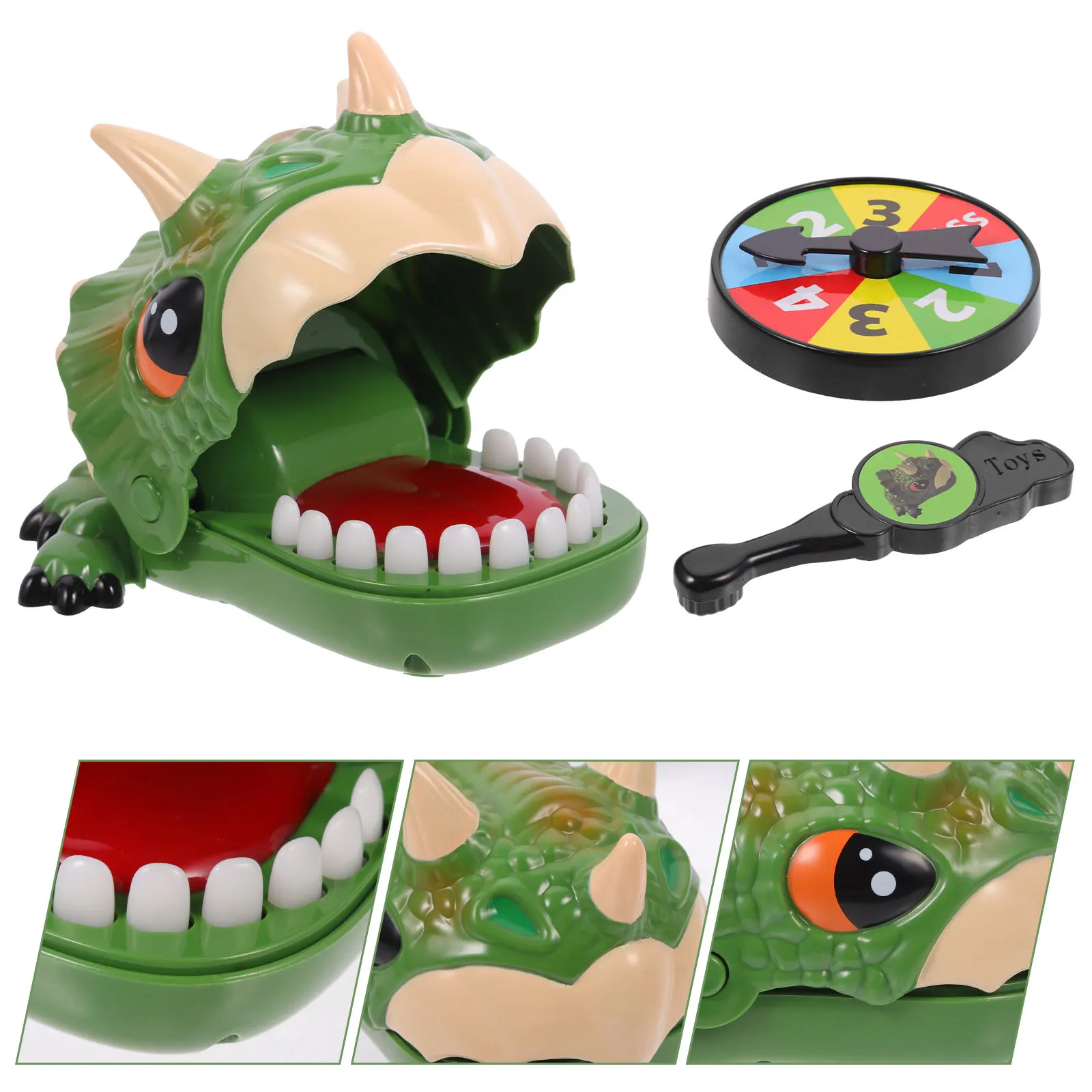 

1Set Dinosaur Biting Finger Game Kids Funny Party Teeth Creative Tricky Gaming Action Finger Game for Toddlers Children