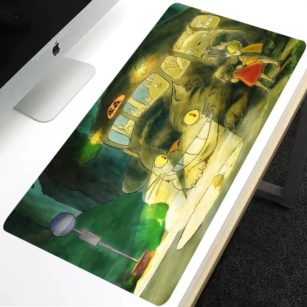 Podkładka pod mysz Anime Kawaii Office HD Print T-Totoros Duża podkładka na biurko Antypoślizgowe podkładki pod klawiaturę Szafka PC Śliczna podkładka pod mysz z dywanem