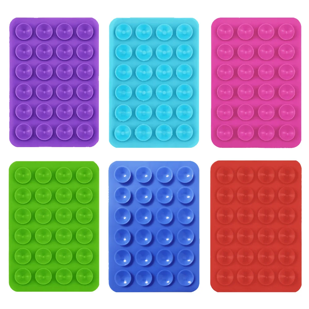 

Утолщенный улучшенный двухсторонний силиконовый чехол-присоска для телефона со съемной подставкой для селфи и фиксатором для видео на гладком стекле