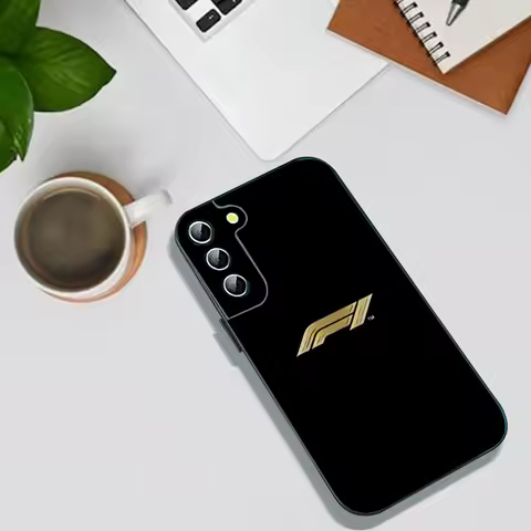 F-F1 Logo Phone Case For Samsung Galaxy A52 A12 A51 S21 Edge S22ULTRA S23 S20LITE Plus Ultra Black Cover