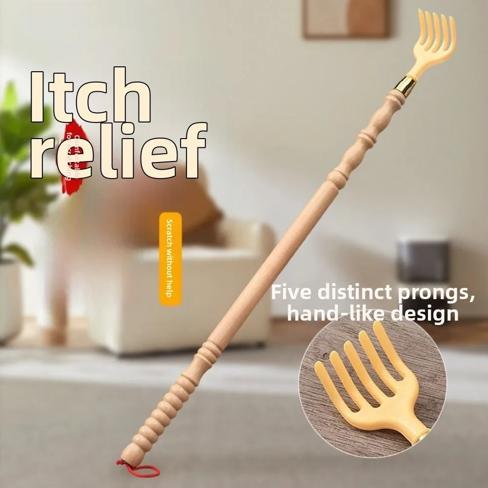Durable Massager Back Scratcher Bamboo Multistyles Backscratcher Wooden Scratching 41.5~46.5cm Backscratcher Massager