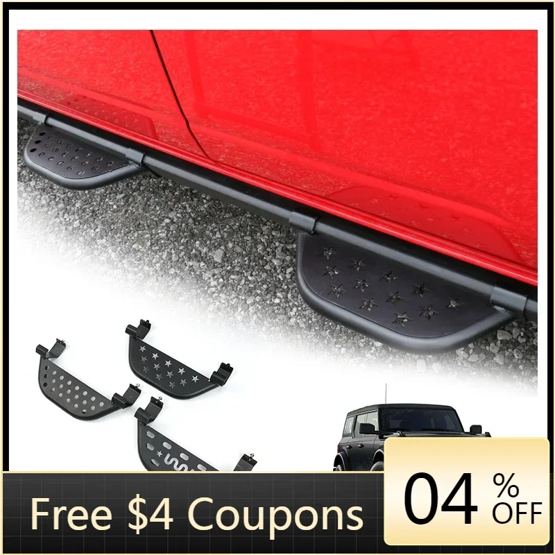 

Car Accessories Modification Parts Body Kit Running Board Side Step For Ford Bronco 2021 2022 2023