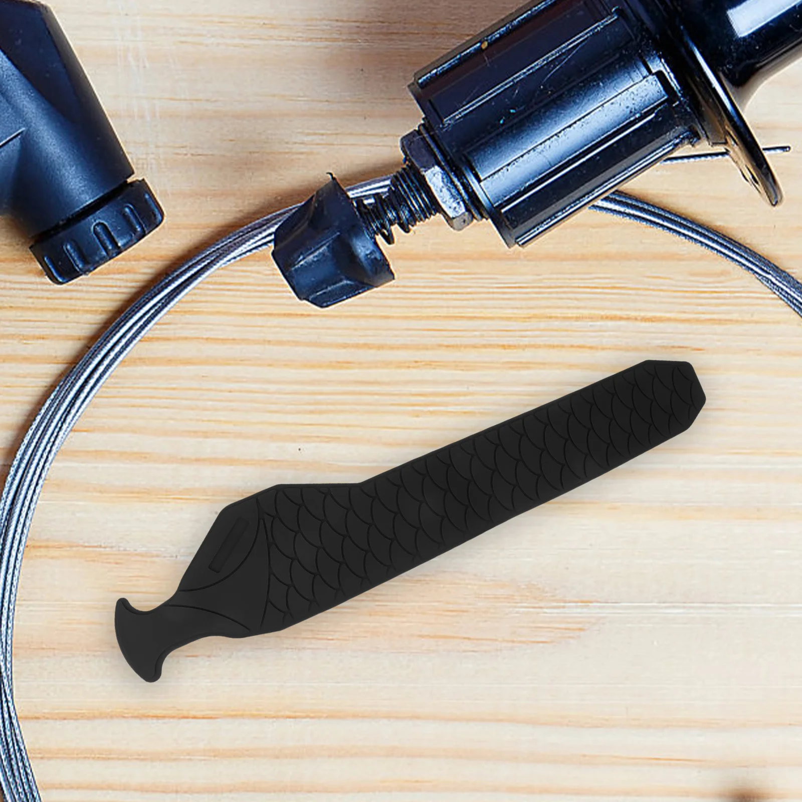 

Bike Chainstay Protector Silicone Protective Guard Pad Black Bicycle Guard Mountain Bike Chain Stay Pad for Cycling