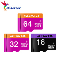 Original ADATA MicroSD Card C10 32GB 16GB MicroSDHC MicroSDXC 64GB Memory Card TF Card For Smartphone