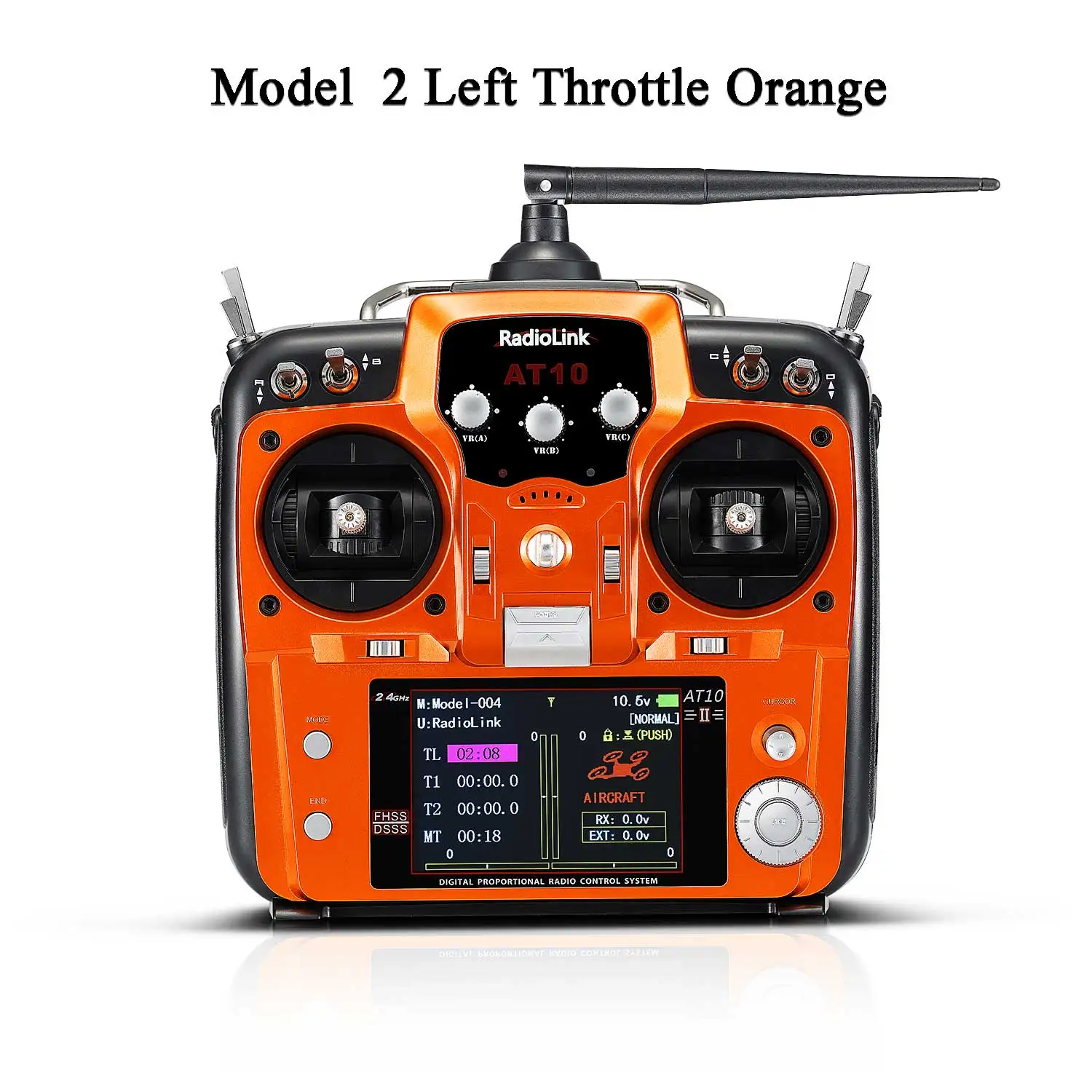 RadioLink AT10 II 12Channels 2.4Ghz RC Transmitter with R12DS Receiver PRM-01 Voltage Return Module for RC Quadcopter Fixed Wing