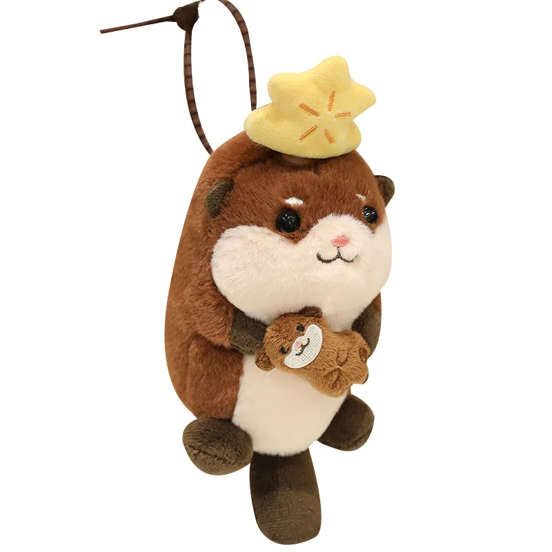 Rabbitai ocean spinning animal plush toy doll cute simulation water sloth seal doll pendant Decoration Birthday Gifts