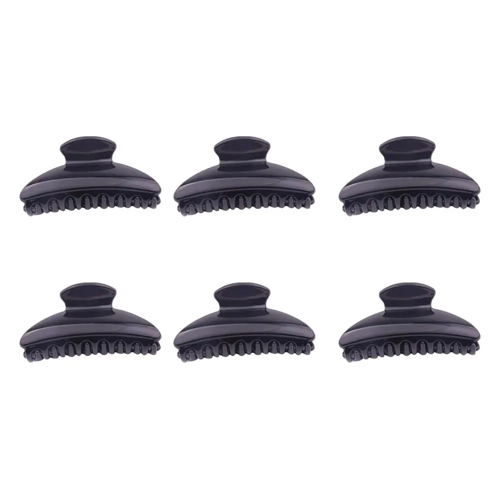 

6 Pcs Hair Clips Ponytail Holder Decorative Hairpin Acrylic Material Durable Comfortable Women Daily Wear Classic Shape
