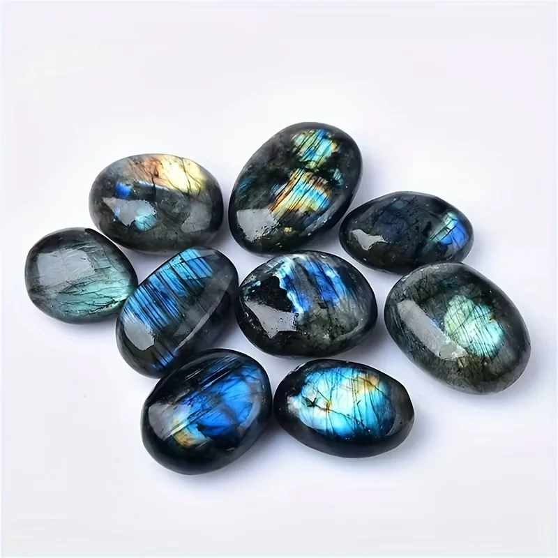 

1PC Labradorite Stone - Bohemian Iridescent Multicolor, Gemstone with Iridescent Play-of-Color, DIY Jewelry Making