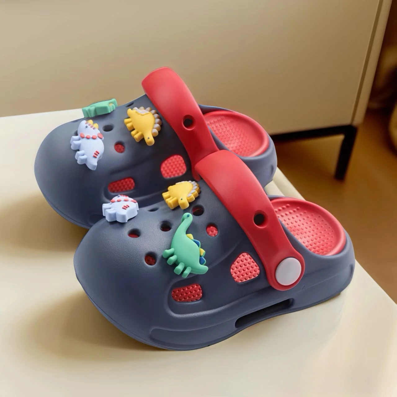 2026 Summer Baby Shoes Slippers for Girls Boy Garden Beach Dinosaur Shoes Baby Girl Cartoon Sandal for Children's Garden Shoes