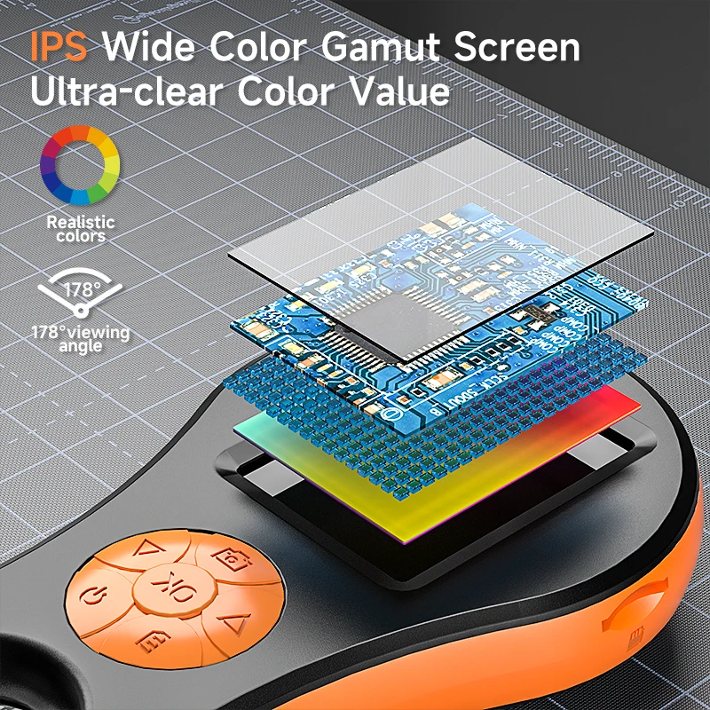 デジタル拡大鏡 2.0MP ビデオ顕微鏡 2.0 インチ IPS スクリーン 8LED 拡大鏡付き Windows/Mac 用 32GB TF カード オプション