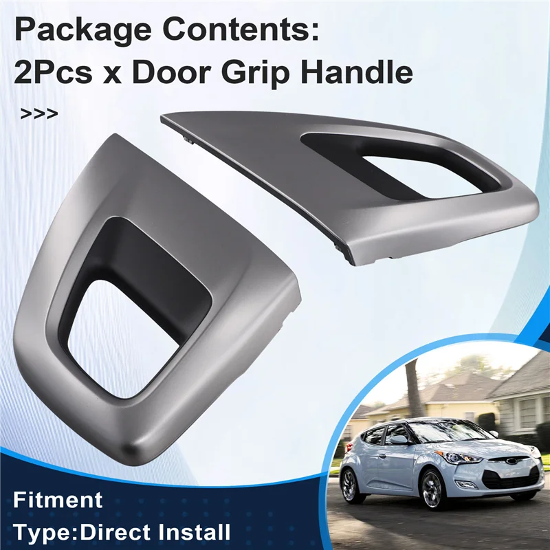 

A33K-Car Inside Door Grip Handle LH RH For Hyundai Veloster 2011 823722V000 823822V000 823722V000RDR