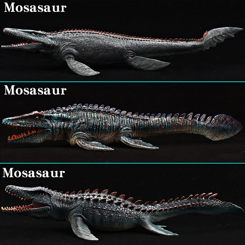 

Prehistoric Ocean Dinosaur Model Action Figure - Mosasaurus & Liopleurodon Ancient Sea Life Collection Toy for Kids