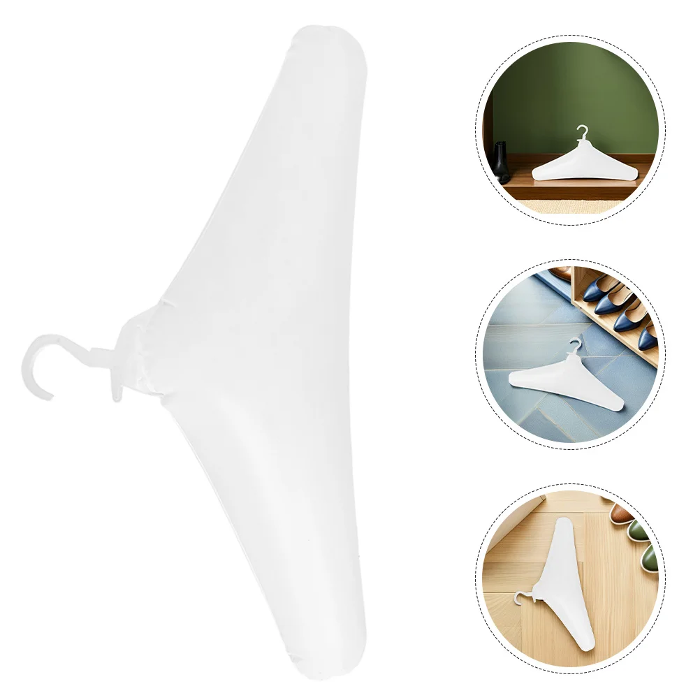 

5Pcs Portable Inflatable Hangers Travel Clothes Drying Rack Compact Design Multipurpose Use Camping Car Home Travel Hanger