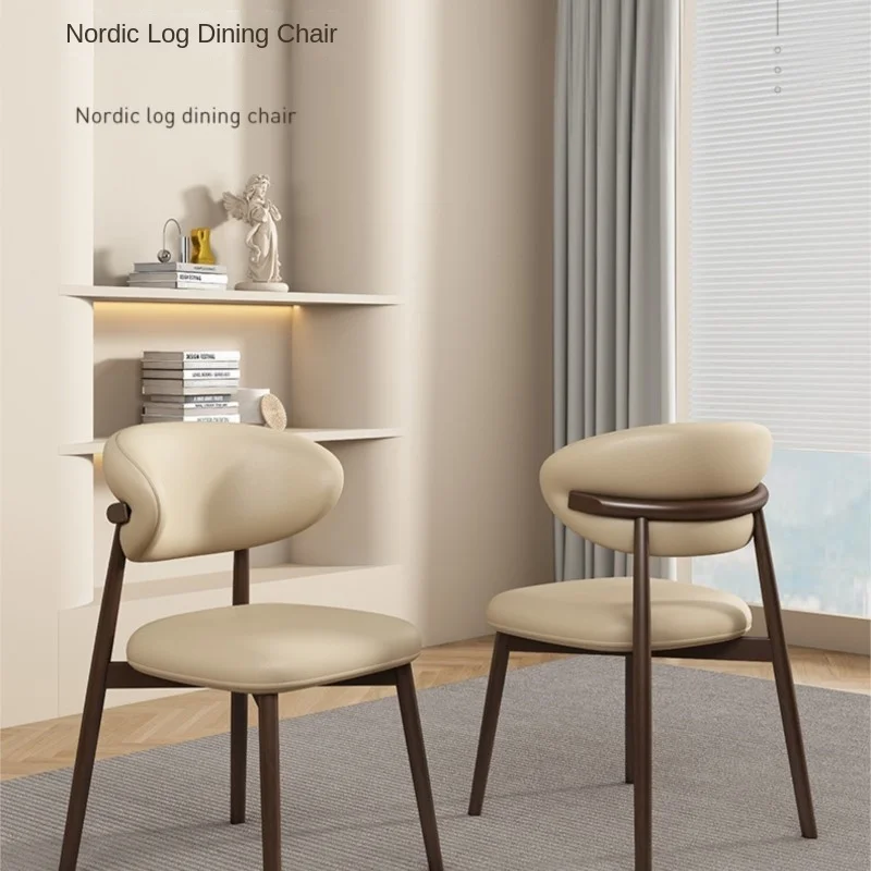 Wood Dining Chair Is Comfortable To Lean On For Long Periods Of Time Without Fatigue With High Elasticity Support Soft Comfort