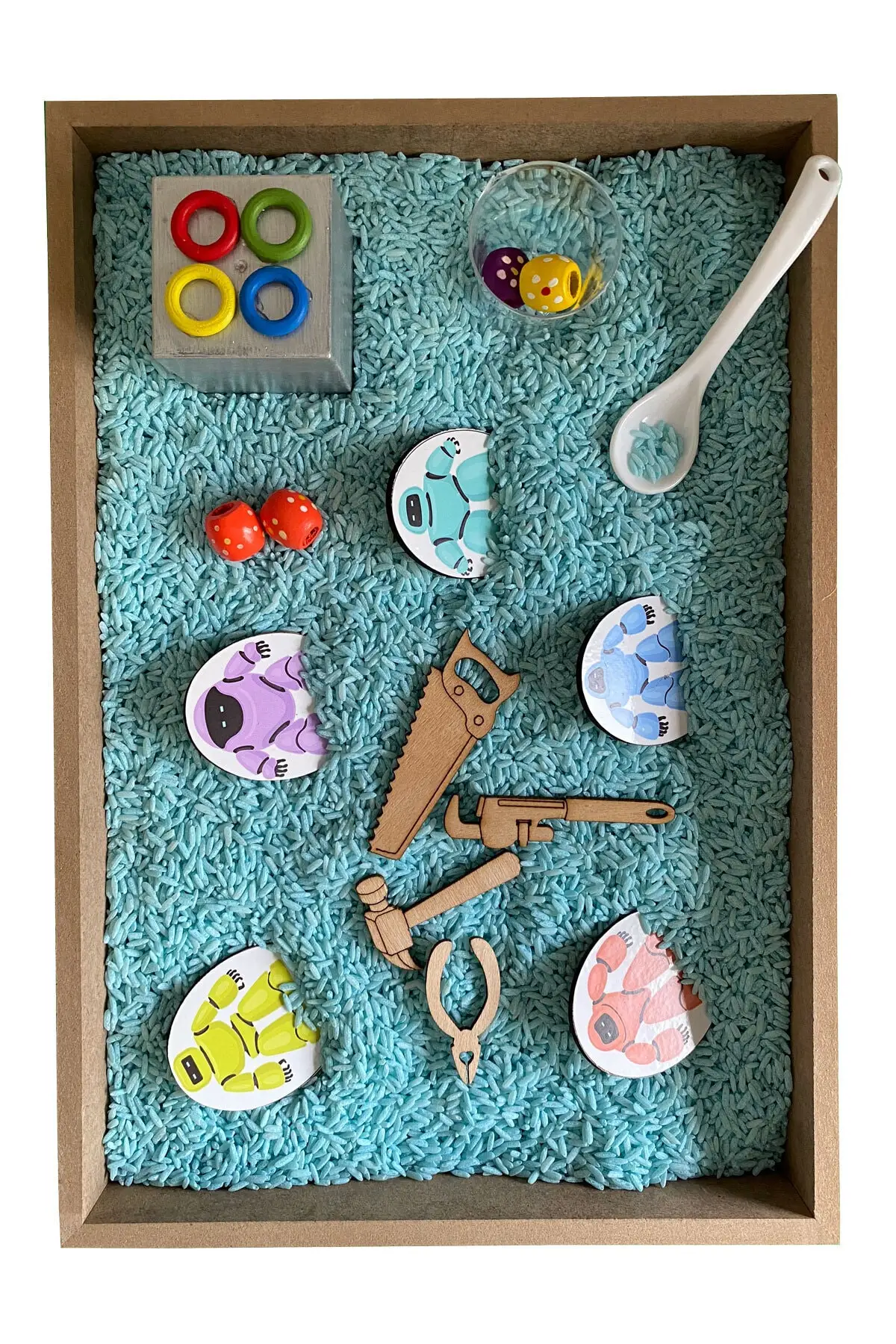 Set Aktivitas Kayu-Mainan Montessori