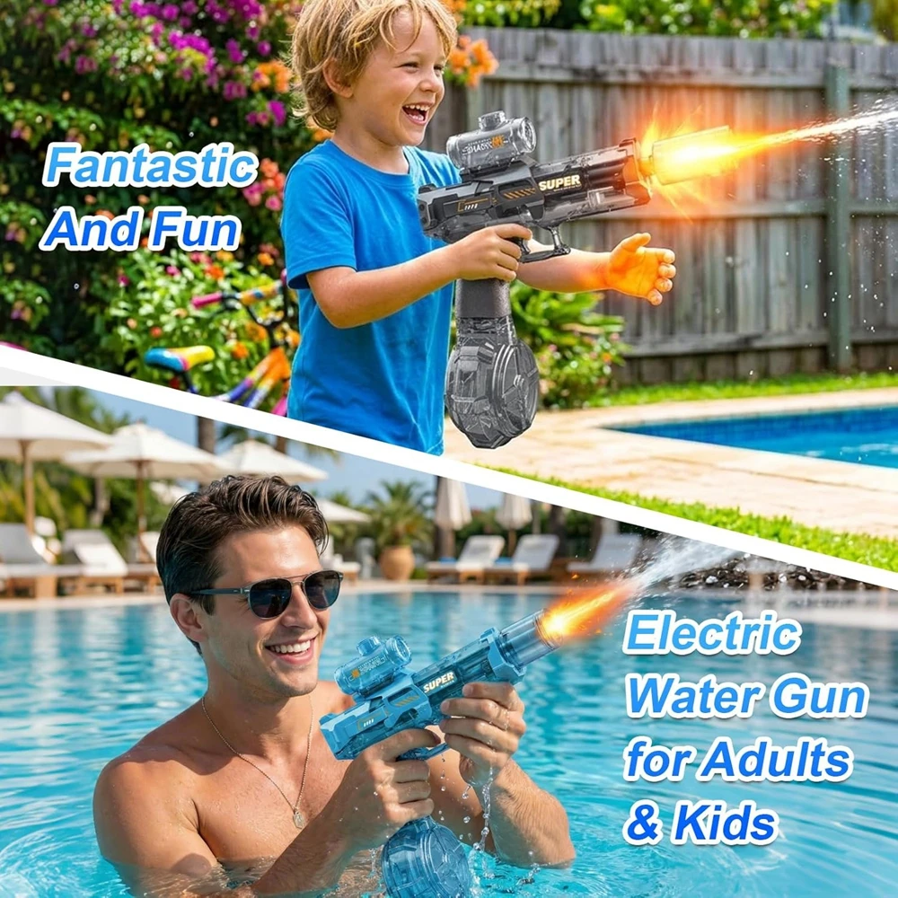 Elektrische Wasserpistole - Au – Kids Outdoor Games For Party Bewertung und Preis
