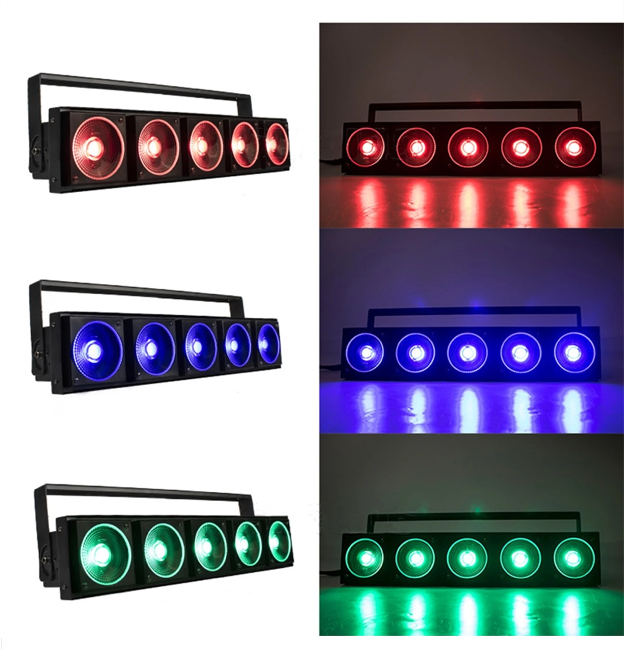 LED 5X30W مصفوفة ضوء المرحلة 3IN1 RGB خمسة رؤساء DJ اضواء المصفوفات ضوء تصميم جيد ل DJ ديسكو المهنية DMX المرحلة الإضاءة