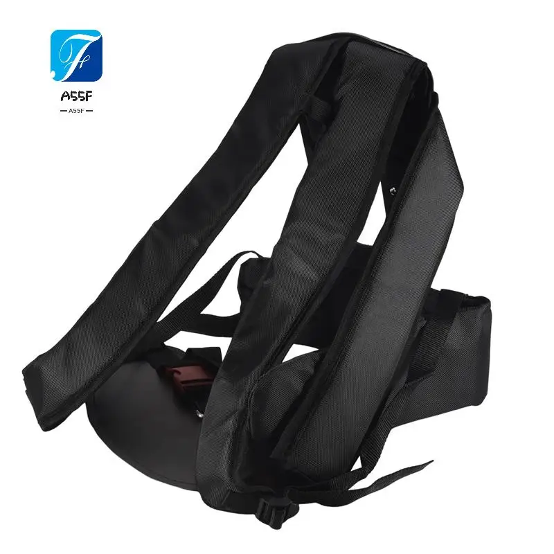 

A55F-Grass Cutter Accessories Double Shoulder Strap Harness For Brush Cutter With Confortable Shoulder Padsleg Protection Panel