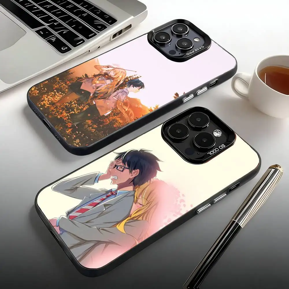 

Amine Y-Your Lie In Aprils Phone Case For iPhone 17,16,15,14,13,12,11,Pro,Max,Plus,Mini,SE,Air Matte Shockproof Case