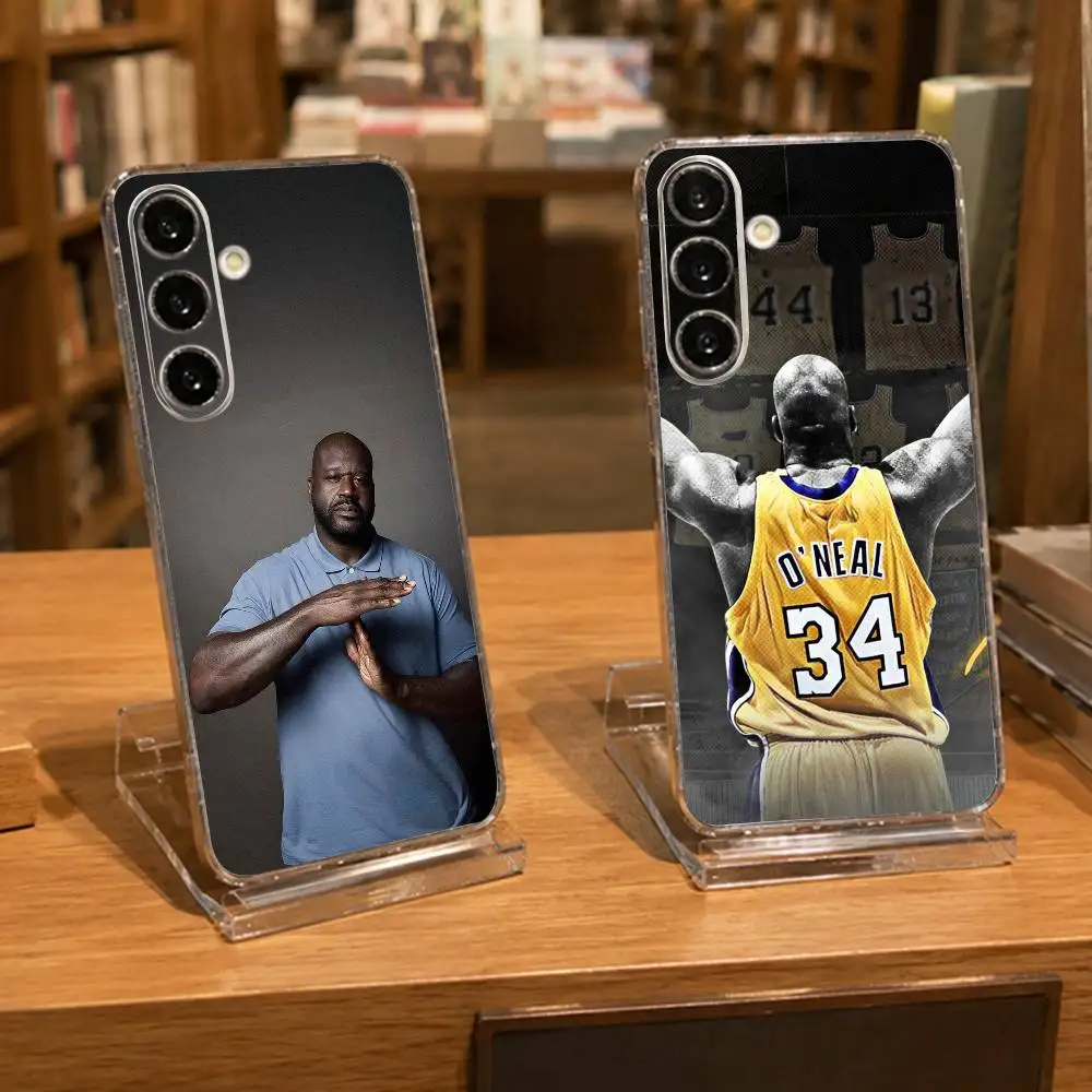 shaquille o'neal Clear Hard Phone Case For Samsung A71, A70, A52, A51, A40, A30,Transparent Cover