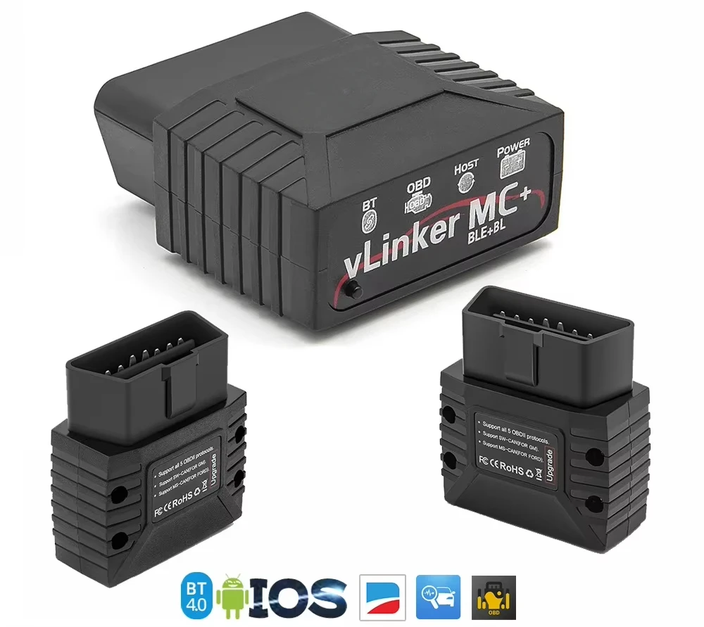 VLINKER MC + BLE wifi Bluetooth 4.0 Car Diagnosis OBD Compatible Multi-APP Android Apple