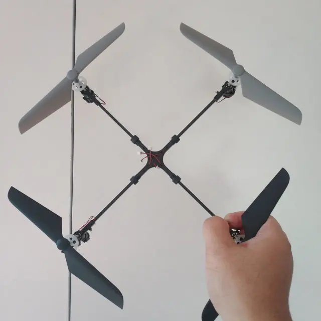 8523 Coreless Motor DIY Quadcopter Frame Kit 1S Aircraft Reduction Gear Frame With Motors Propellers