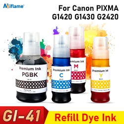 Kit De recarga De Tinta De tinte De GI-41 para Canon PIXMA G1420, G2420, G2460, G3420, G3460, G3472, g4470tinta recargable