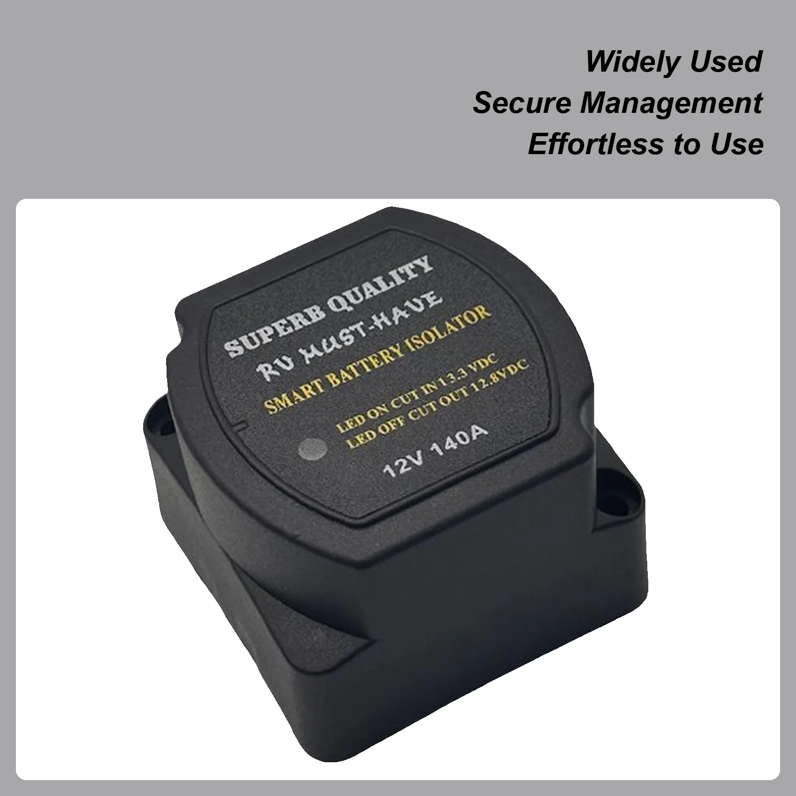 

Изолятор аккумулятора для автомобильной яхты, 12 В, 140 А, умный контроллер аккумулятора, модифицированное реле VSR, предотвращающий стабилизатор, защита безопасности