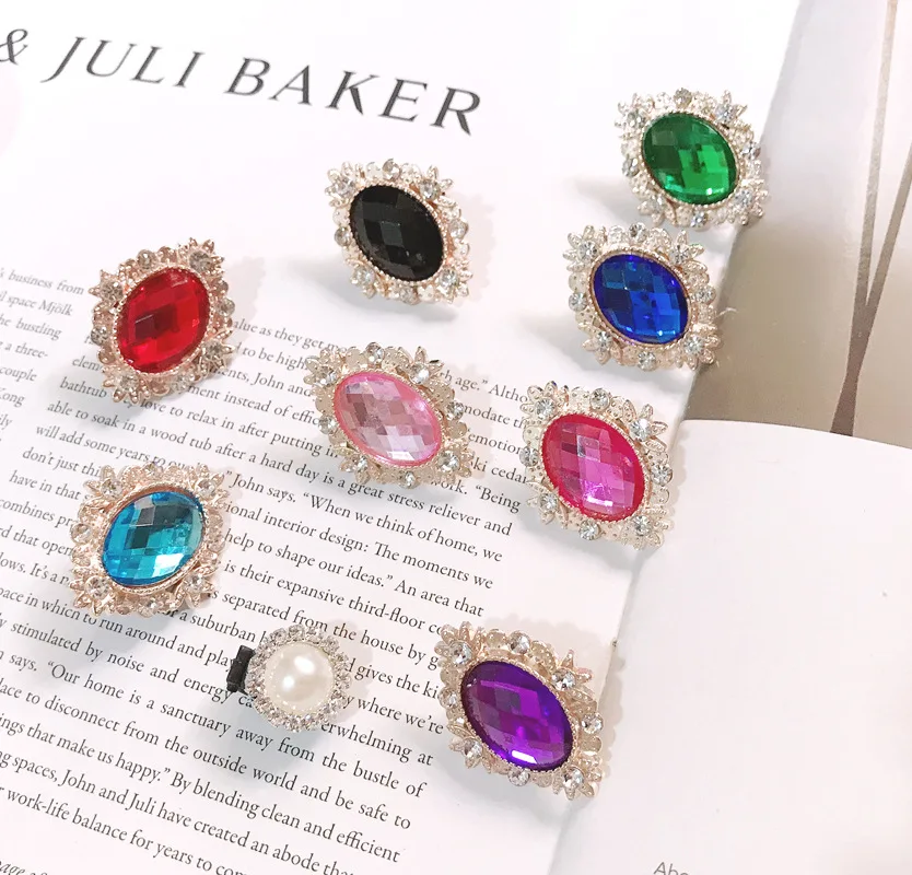 Schnürsenkel Schuh Schnalle Clips Perle Herz Liebe Charme Glänzenden Strass Schuh Schnürsenkel Dekoration Schuhe Zubehör Kinder Frauen 1 PCS – Detail 4