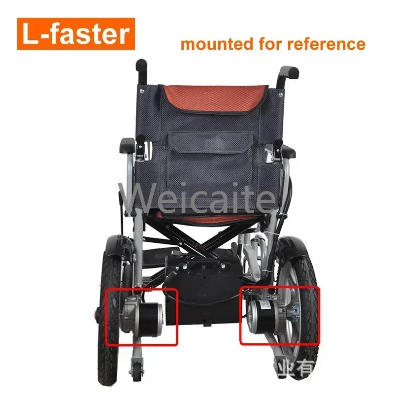 10-Inch Wheel 24V 500W Dual Drive Motor Kit  Joystick Remote Control Electric Trolley  Wheelchair