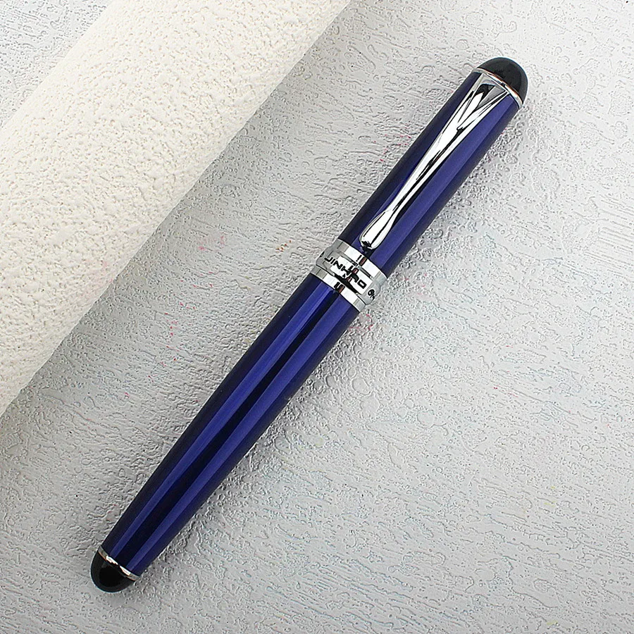 New Jinhao X750 Deluxe Black 18kgp Fountain Pen 18kgp Medium Nib Fountain Pen Hot Black