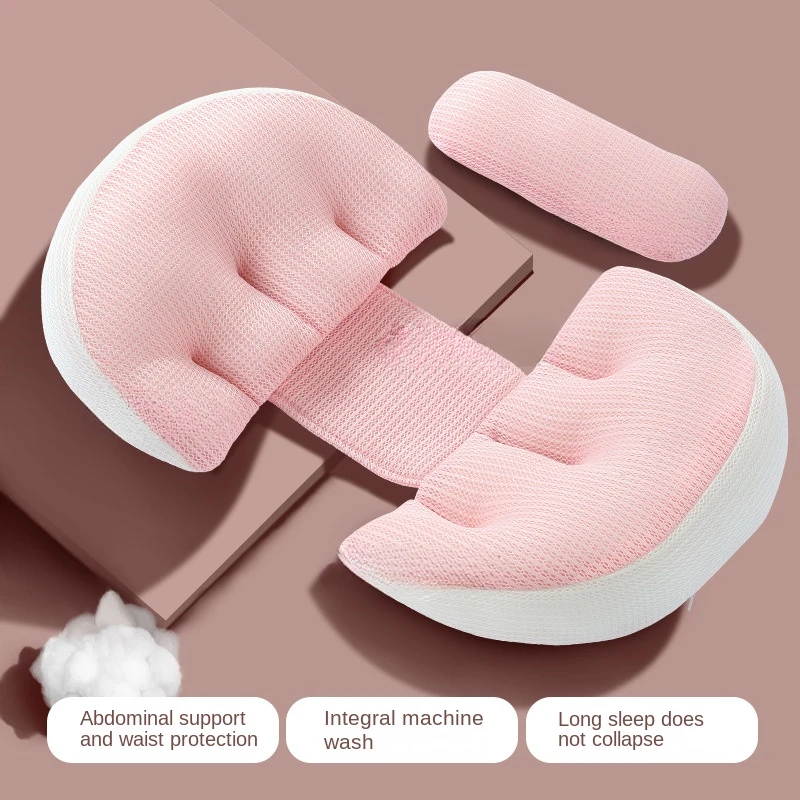 New Pregnant Women's Waist Pillow Side Sleeping Abdominal Support Comfortable U-shaped Pillow Pregnancy specific Sleeping Pillow