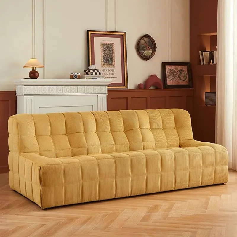 Upholstered Armchair Bed Curved Sofa Individual Adhd Sofas Living Room Furniture Sofa Set Sofabed Live Canape Chairs Pouf Couch