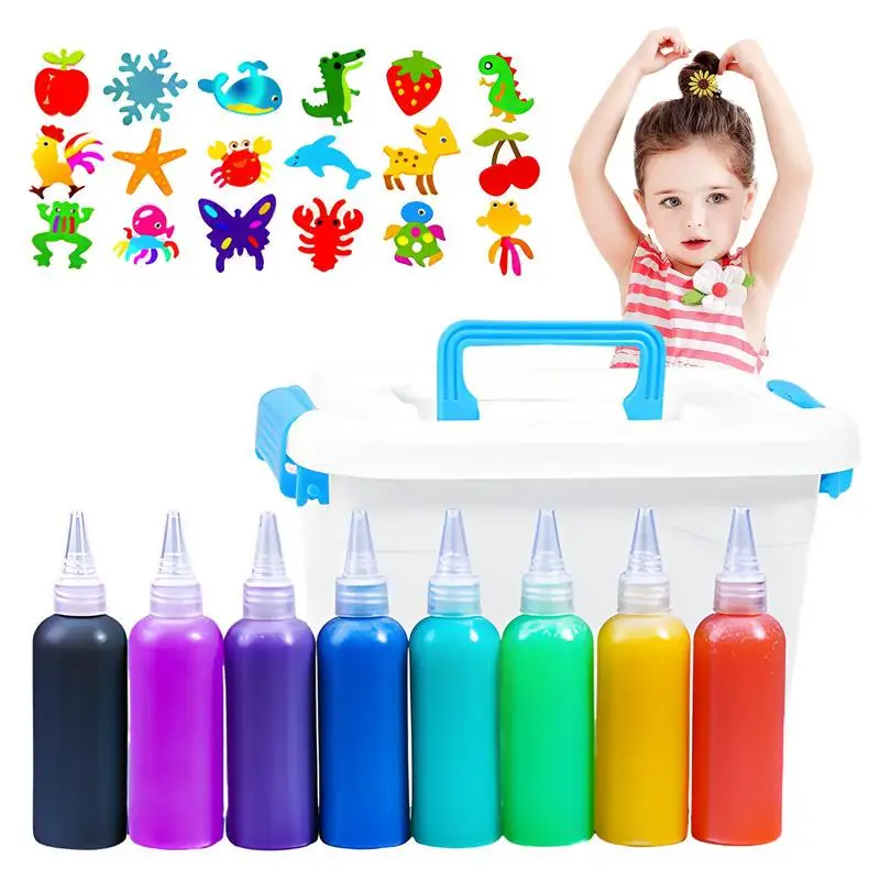 DIY Fairy Magic Water Elf Ocean Mold For Kids 3D Handmade Kits Aqua Fairy Gel Toy Set Handicrafts Educational Toys Gift Kit Gel