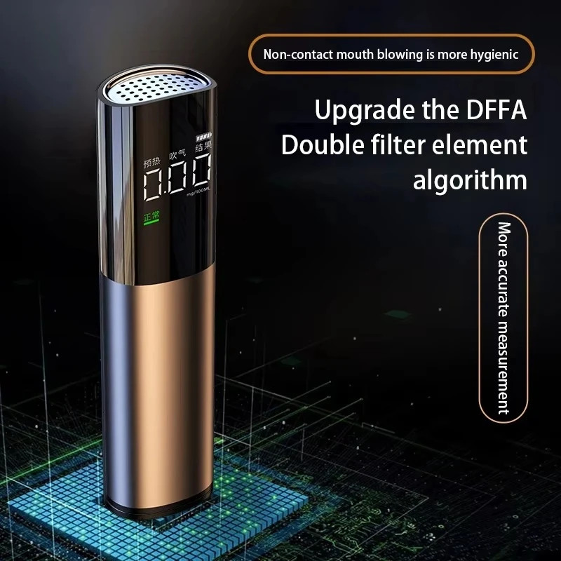 HOT Convenient Automatic Alcohol Tester Electronic Breathalyzer LED Display Portable Rechargeable Non-Contact Alcohol Test Tools